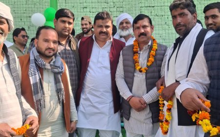 Deoband : क्रिकेट क्लब एंड एकेडमी का भव्य उद्घाटन, विपिन गर्ग और अरुण गुप्ता ने किया शुभारंभ