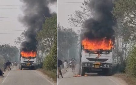 Kashipur: डंपरों की चपेट में आने से अलग-अलग हादसों में तीन की मौत, आक्रोशित लोगों ने एक डंपर में लगाई आग, प्रसाशन अलर्ट। 