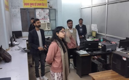 Hardoi : मुख्य विकास अधिकारी ने विभिन्न कार्यालयों का किया आकस्मिक निरीक्षण, कई कर्मचारियों पर वेतन कटौती और नोटिस