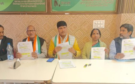 Hardoi : कांग्रेस ने भाजपा पर लगाया मतदाता सूची में धांधली का आरोप, प्रारूप 7 के फर्जी दाखिल करने की शिकायत