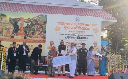 Lucknow : उत्तर प्रदेश में 57वीं प्रादेशिक फल, शाकभाजी एवं पुष्प प्रदर्शनी-2026 का सफल समापन, राज्यपाल आनंदीबेन पटेल ने विजेताओं को किया सम्मानित