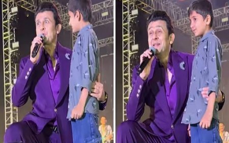 सोनू निगम के हुबली कॉन्सर्ट में दिल छू लेने वाला पल: खोए बच्चे को संगीत से शांत कर चाचा से मिलवाया, वीडियो वायरल। 