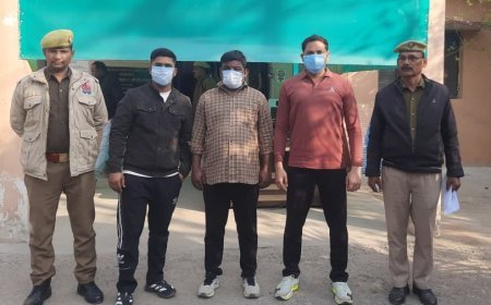 Hardoi : थाना संडीला पुलिस ने मारपीट और गाली-गलौज के तीन आरोपियों को गिरफ्तार किया