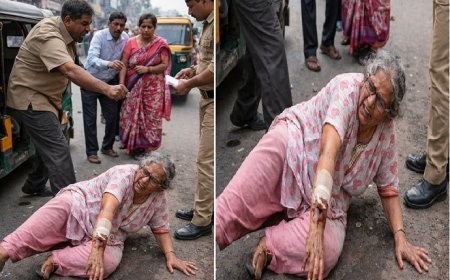 डोंबिवली में ऑटो चालक ने किराया विवाद में 62 वर्षीय महिला को सड़क पर पटका: हाथ की हड्डी टूटी, पुलिस ने केस दर्ज किया।