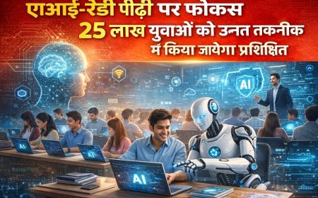 Lucknow: जनसंख्या से जनशक्ति तक: एआई-रेडी पीढ़ी पर फोकस, 25 लाख युवाओं को उन्नत तकनीक में किया जायेगा प्रशिक्षित।