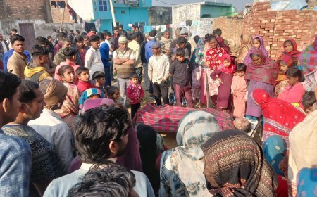 Sambhal : तालाब में डूबे मजदूर का शव 24 घंटे बाद बरामद, गांव में मचा कोहराम