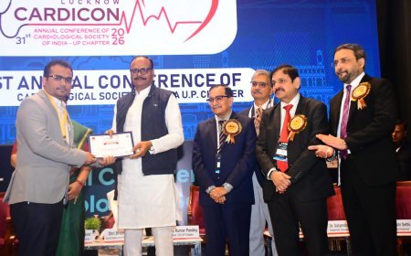 Lucknow : डिप्टी सीएम ने किया कॉर्डिकॉन 2026 का शुभारंभ, कहा- केजीएमयू में दिल के मरीजों को मिल रहा नया जीवन