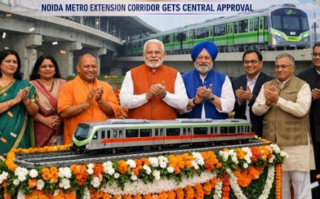 नोएडा मेट्रो एक्सटेंशन कॉरिडोर को केंद्र की मंजूरी:सेक्टर-142 से बॉटनिकल गार्डन तक 11.56 किमी विस्तार को हरी झंडी। 