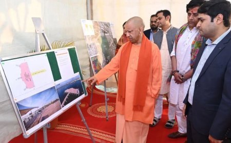 निर्माण की प्रगति का जायजा लेने पहुंचे मुख्यमंत्री, निर्देश दिए कि ताल रिंग रोड पर कोई भी स्थान न रहे संकरा