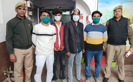 Deoband : कोतवाली पुलिस ने हत्या के प्रयास के पांच वांछित आरोपियों को किया गिरफ्तार