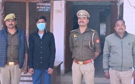Hardoi : लोनार पुलिस ने लड़की को बहला-फुसलाकर ले जाने के आरोपी को कार और मोबाइल सहित गिरफ्तार किया