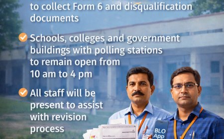 Hardoi : हरदोई में मतदाता सूची के विशेष गहन पुनरीक्षण के लिए 22 फरवरी को विशेष अभियान