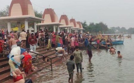 Sitapur : नैमिषारण्य में 84 कोसीय परिक्रमा शुरू, रामादल के जयघोष के साथ लाखों श्रद्धालु नंगे पैर चलेंगे