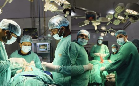Hapur : सरस्वती इंस्टीट्यूट ने जटिल लिपोमा का सफल ऑपरेशन कर दिखाया चमत्कार, चार साल की पीड़ा से मिली राहत