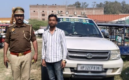 Hardoi : सोशल मीडिया पर वायरल वीडियो के आधार पर संडीला पुलिस की कार्रवाई, वाहन सीज
