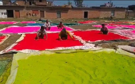 Sambhal : 40 साल के अनुभव से बनी खुशियों की रंगत- हर्बल गुलाल से सुरक्षित और पर्यावरण-मित्र होली की पहल