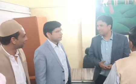 Sambhal : राजेंद्र पेंसिया का निरीक्षण, तहसील-ब्लॉक से लेकर कोतवाली तक व्यवस्थाओं की परखी हकीकत