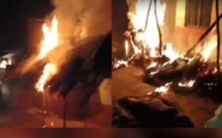 कानपुर ग्रामीण इलाके में ट्रैक्टर विवाद पर हिंसक झड़प, परिवार की झोपड़ी जलाई गई, लाठी-डंडे और कुल्हाड़ी चली पांच लोग गंभीर घायल, पुलिस ने स्थिति संभाली और जांच शुरू