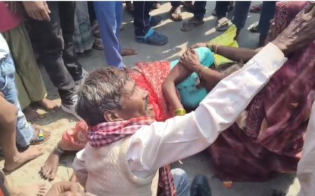 Hardoi : नशे में पिकअप चालक ने ई-रिक्शा को मारी टक्कर, पति-पत्नी गंभीर घायल