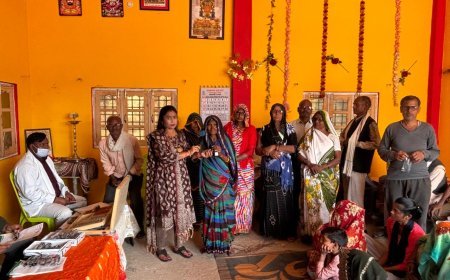 Hardoi : कृष्णा कुमारी सेवा संस्थान द्वारा मेडिकल कैंप में 130 लोगों को नि:शुल्क चश्मे वितरित