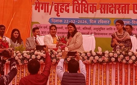 Hardoi : हरदोई में मेगा विधिक जागरूकता एवं सेवा शिविर का भव्य आयोजन