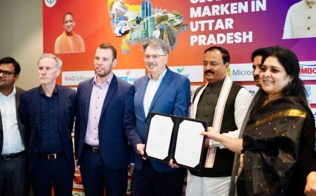 Lucknow : उप मुख्यमंत्री केशव प्रसाद मौर्य का जर्मनी दौरा- सेमीकंडक्टर और इलेक्ट्रॉनिक्स में सहयोग पर जोर, हेसेन राज्य के साथ साझेदारी मजबूत