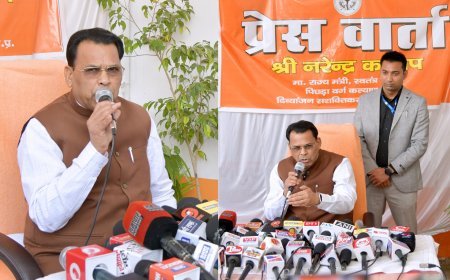 Lucknow : मंत्री नरेंद्र कश्यप की प्रेस वार्ता, बजट 2026-27 में पिछड़ा वर्ग और दिव्यांगजन कल्याण पर फोकस