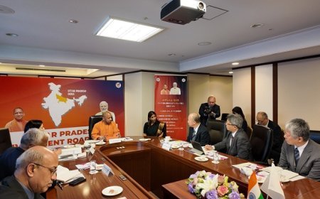 CM Yogi Japan visit: सीएम योगी ने मित्सुई प्रबंधन के साथ की व्यापक निवेश पर चर्चा, दिया यूपी में बड़े निवेश का न्यौता। 