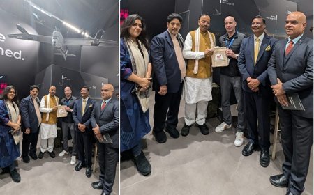 Lucknow: उपमुख्यमंत्री व सूचना प्रौद्योगिकी मंत्री ने वैश्विक रक्षा कंपनियों से किया संवाद, जर्मनी में यूपी की दमदार दस्तक में रक्षा संबंधी निवेश को मिला समर्थन। 