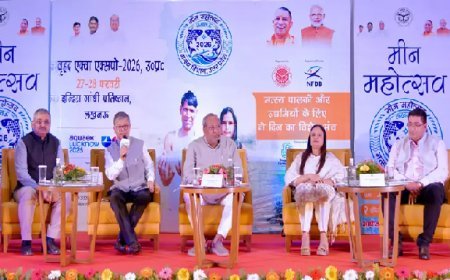उत्तर प्रदेश मीन महोत्सव एवं एक्वा एक्सपो-2026' का आयोजन 27 एवं 28 फरवरी, 2026 को इंदिरा गांधी प्रतिष्ठान में होगा
