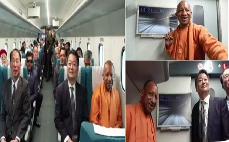 Lucknow: यामानाशी में (SCMAGLEV) ट्रेन की सवारी: सीएम योगी बोले- जब तकनीक इतनी तेज, तो भविष्य पहले से कहीं अधिक पास। 