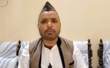 Sambhal: मदरसों पर बयानबाज़ी से देश को बांटने की कोशिश न हो: एआईएमआईएम नेता सय्यद असलम। 