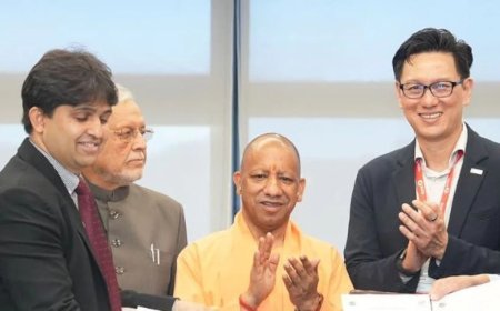 Lucknow : सिंगापुर-जापान का सफल दौरा कर लौटे सीएम योगी, ग्रीन एनर्जी, लॉजिस्टिक्स से लेकर सेमीकंडक्टर तक सहयोग के नए रास्ते खुले