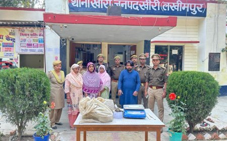 Lakhimpur- kheri : लखीमपुर खीरी में गौवध मामले में वांछित समेत चार लोग गिरफ्तार, उपकरण बरामद