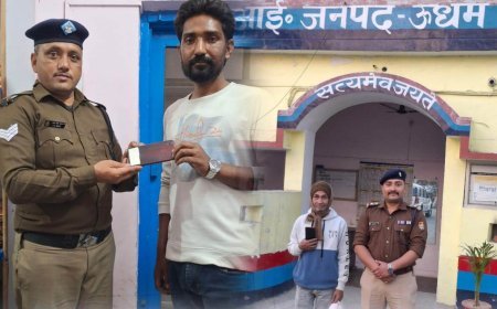 Bajpur : काशीपुर कोतवाली आईटीआई पुलिस ने गुम हुए पांच मोबाइल फोन मालिकों को लौटाए, कुल कीमत 88 हजार रुपये