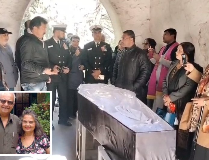 Mussoorie: पद्मश्री ह्यूग गैंटज़र को राजकीय सम्मान और गार्ड ऑफ ऑनर के साथ दी अंतिम विदाई। 