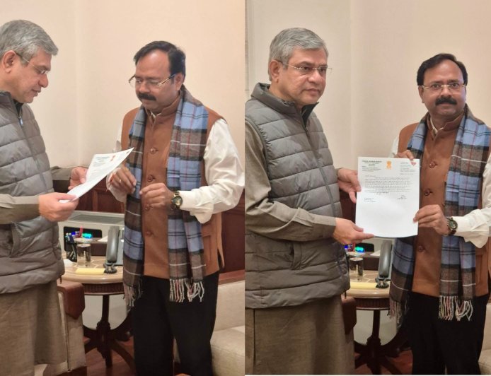 Hardoi : कछौना में बालामऊ रेलवे क्रॉसिंग पर लगने वाले जाम की समस्या, सांसद अशोक कुमार रावत ने रेल मंत्री से मांगा ओवरब्रिज