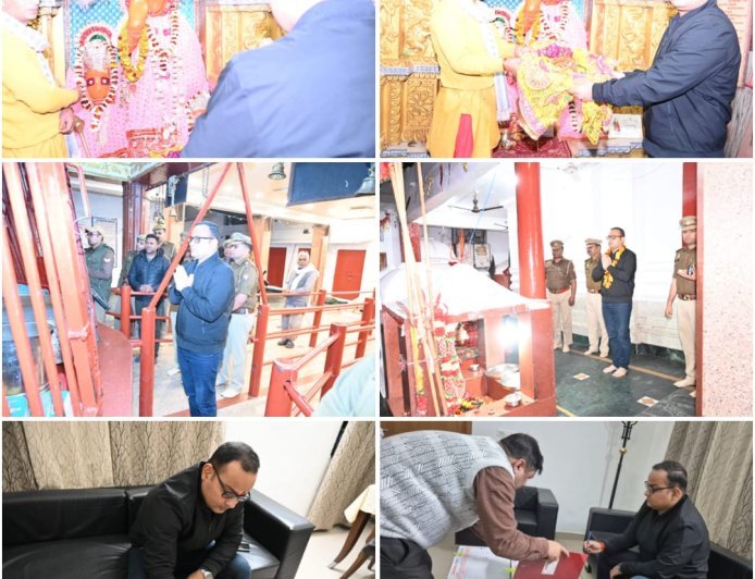 Saharanpur : माँ शाकुंभरी के दर्शन कर, नव नियुक्त एसएसपी अभिनंदन सिंह ने किया पदभार ग्रहण