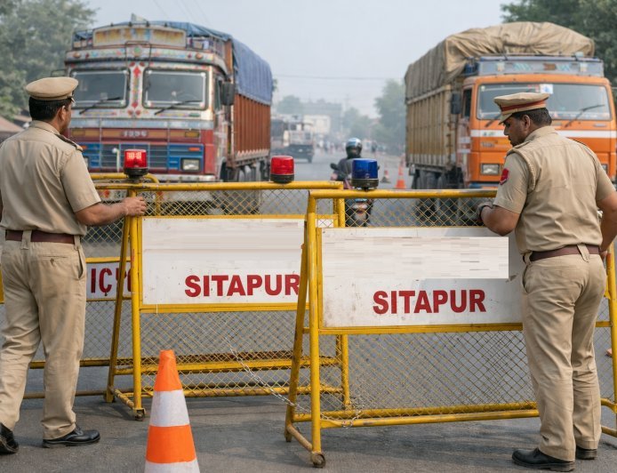 Sitapur : सीतापुर में मुख्यमंत्री के आगमन के कारण यातायात में बदलाव, कई रूटों पर डायवर्जन लागू