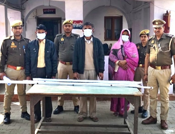 Hardoi : बेहटा गोकुल में पुरानी रंजिश में युवक की भाले से हत्या, तीन आरोपी गिरफ्तार