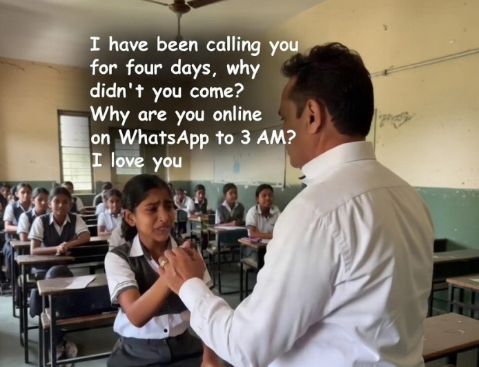 'मैं तुमसे प्यार करता हूं', टीचर ने 9वीं क्लास की नाबालिग छात्रा को वैलेंटाइन डे पर प्रपोज किया, हाथ पकड़ा