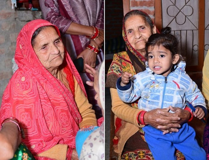 Hardoi: हरदोई में 65 साल बाद लौटी बेटी, 80 वर्ष की उम्र में चौखट देखते ही छलके आंसू।