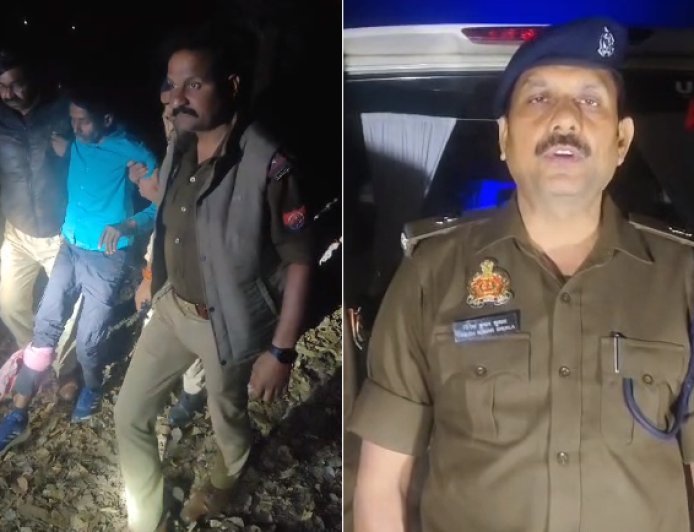 Ballia: मुठभेड़ में शातिर बदमाश दिलीप साहनी गिरफ्तार, पैर में लगी गोली।