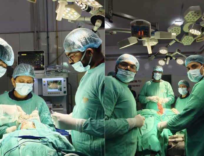 Hapur : सरस्वती इंस्टीट्यूट ने जटिल लिपोमा का सफल ऑपरेशन कर दिखाया चमत्कार, चार साल की पीड़ा से मिली राहत