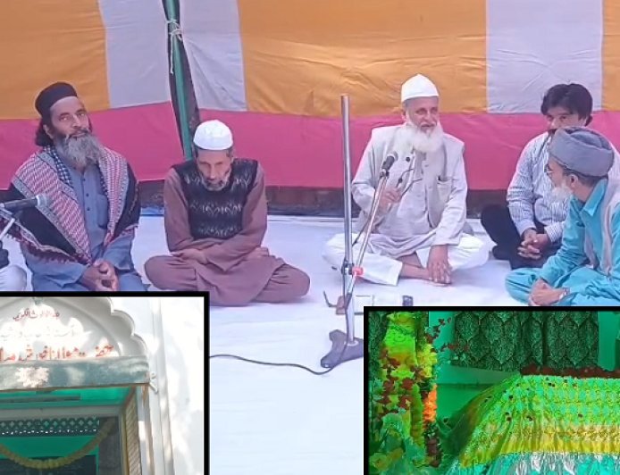 Sambhal: दरगाह वारिसिया सरफ सराय में मौलाना खुर्शीद मियां का कुल, अमन-शांति की दुआ के साथ चादरपोशी।