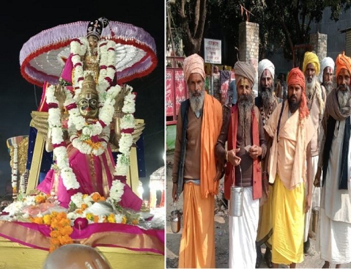 Sitapur: नवम पड़ाव पर पहुंचे परिक्रमार्थी नैमिषारण्य में 84 कोसी परिक्रमा का पुनः आगमन परिक्रमार्थियों और श्रद्धालुओं में दिखा जोश और उल्लास। 