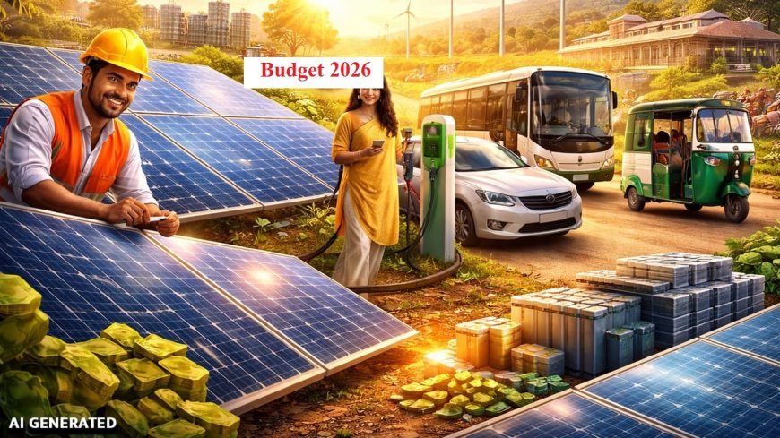 Lucknow : सोलर, बैटरी और ई-मोबिलिटी को एक साथ गति देगा बजट 2026, कस्टम ड्यूटी में छूट से यूपी में पीएम सूर्य घर योजना, सोलर मैन्युफैक्चरिंग और ईवी इकोसिस्टम को मिलेगा बड़ा बल