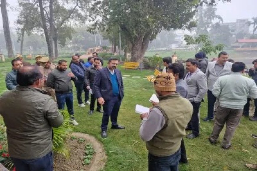 Lucknow : ऐतिहासिक बटलर झील में खुलेगा आईलैंड कैफे, एलडीए उपाध्यक्ष प्रथमेश कुमार ने स्थल निरीक्षण कर दिये निर्देश