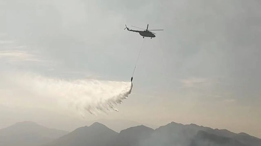 9,500 फीट की दुर्गम ऊंचाई पर द्ज़ुको वैली फॉरेस्ट फायर पर Mi-17V5 हेलिकॉप्टरों ने चुनौतियों का सामना करते हुए पानी गिराया, तीन दिन में 40,000 लीटर का प्रयास