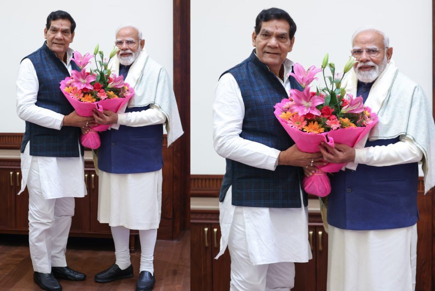 Lucknow : नगर विकास एवं ऊर्जा मंत्री ए0के0 शर्मा ने बजट में किए गए जनकल्याणकारी प्रावधानों के लिए प्रधानमंत्री नरेंद्र मोदी से मिलकर जताया आभार